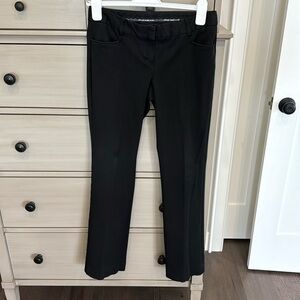Black express business, casual slacks size 4, regular straight leg